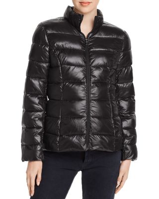 bloomingdales aqua puffer jacket