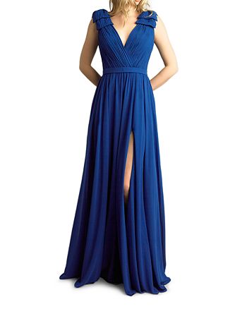 deep v gown