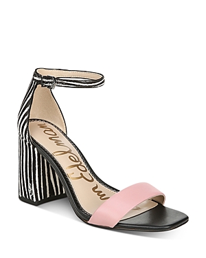 Sam Edelman Women's Daniella High-heel Sandals In Canyon Pink/ivory