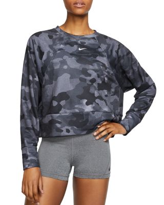 Nike Icon Camo Cropped Sweatshirt 