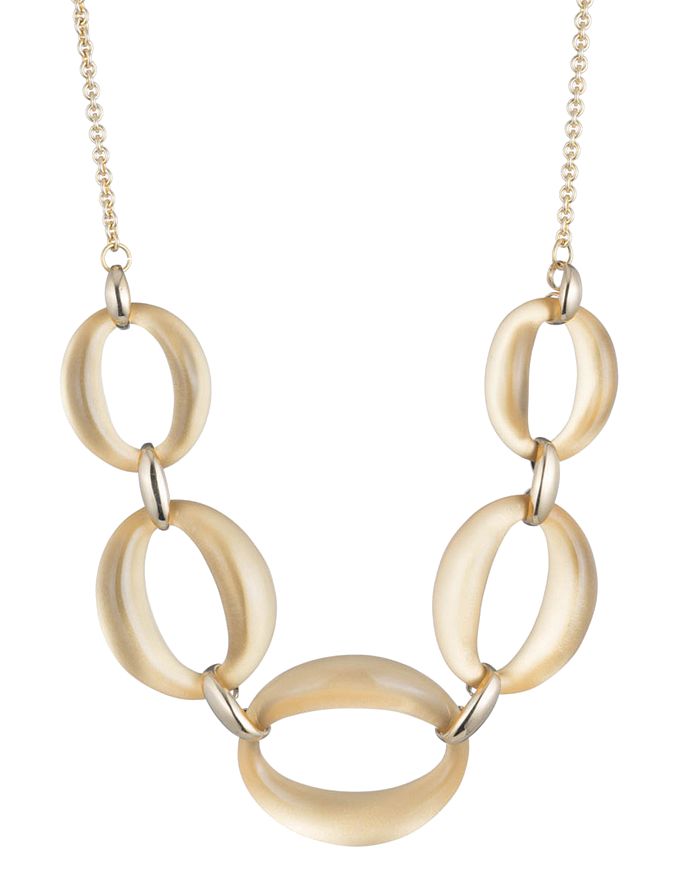 ALEXIS BITTAR LARGE LUCITE LINK NECKLACE, 16,AB00N118020