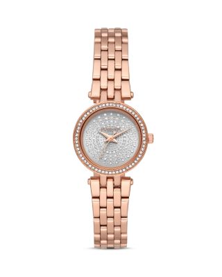 mk darci rose gold watch