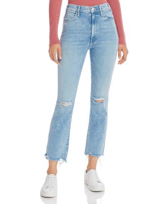 mother the hustler ankle chew jeans