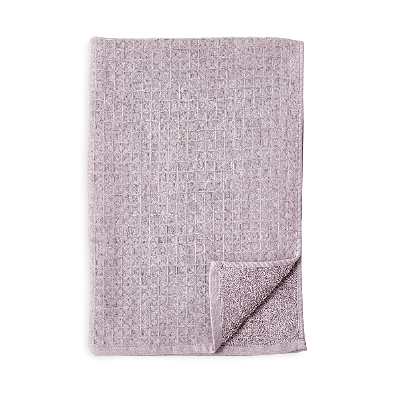 Uchino Waffle Twist 100% Cotton Hand Towel, 20" X 30" In Purple