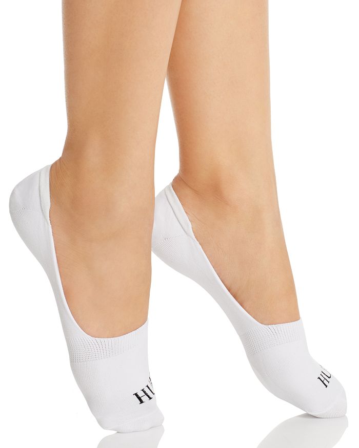 Hue Cushioned Trainer Liner Socks In White