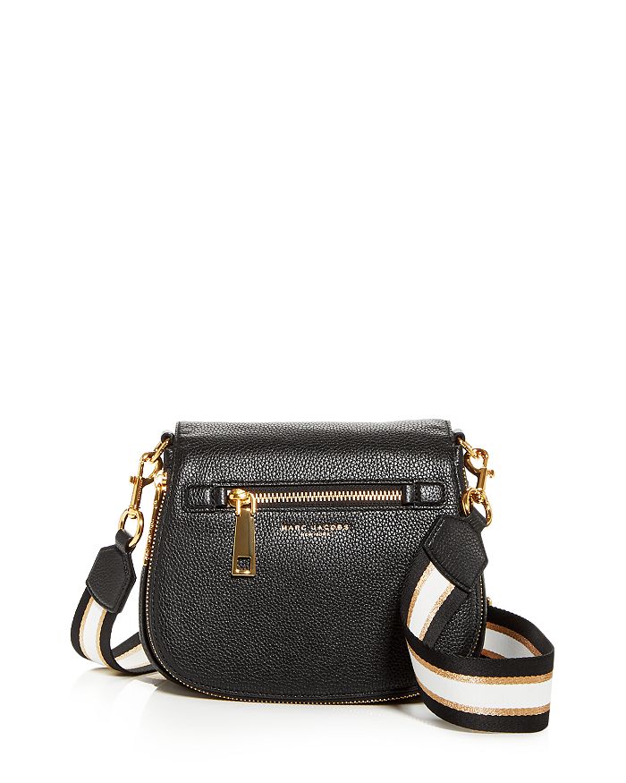Marc Jacobs Small Nomad Leather Crossbody In Black