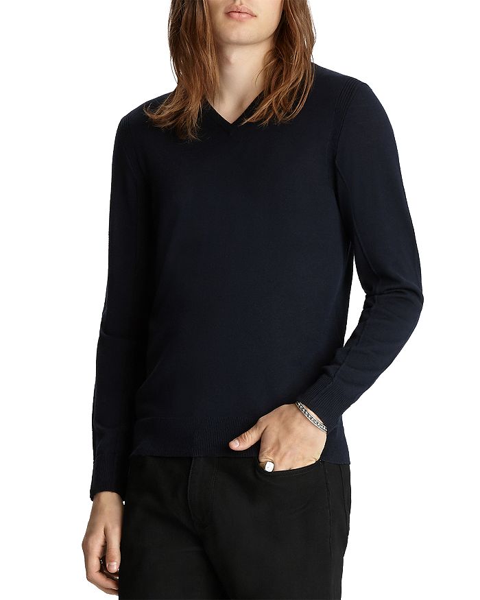 John Varvatos Collection Slim Fit V-Neck Sweater | Bloomingdale's