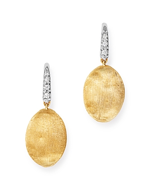 Marco Bicego 18K Yellow Gold Siviglia Diamond Drop Earrings - 100% Exclusive