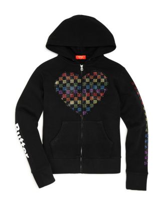 Butter Girls Rhinestone Heart Hoodie Big Kid Bloomingdale s