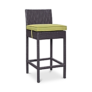 Modway Convene Outdoor Patio Bar Stool In Espresso Peridot