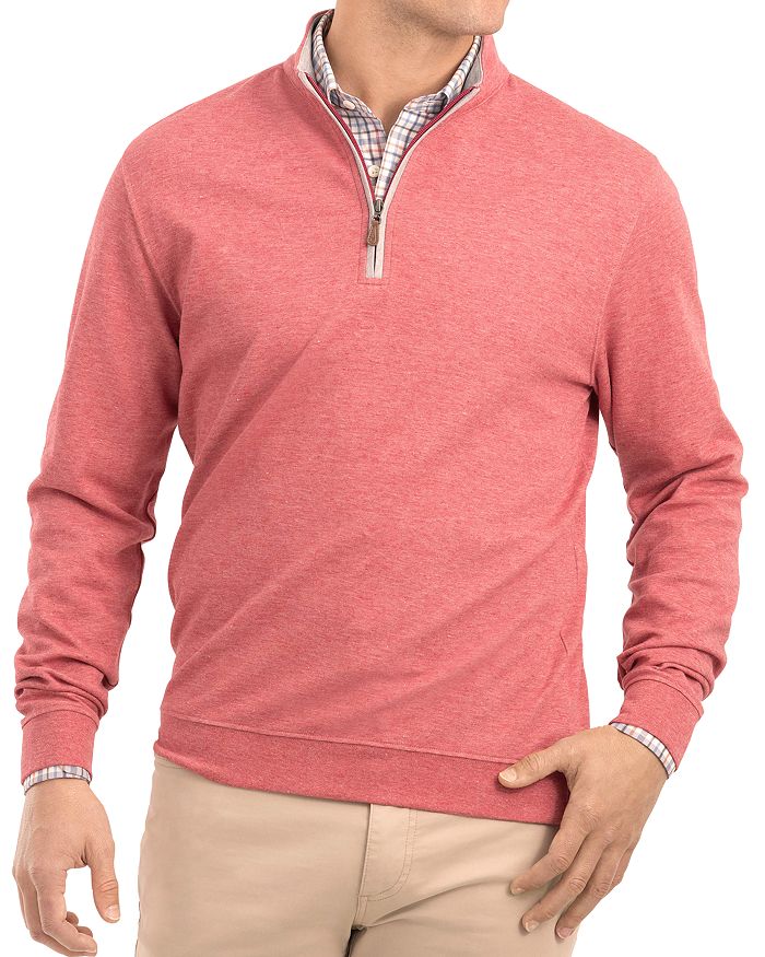 Johnnie-o Sully Quarter Zip Pullover In Koolaid