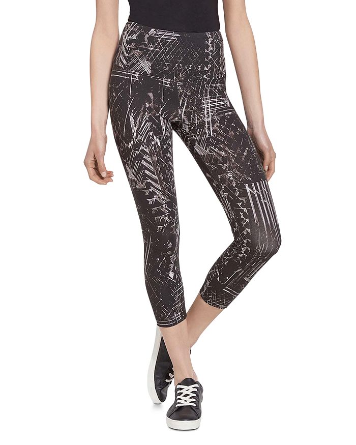 Lyssé Cotton Stretch Cropped Leggings In Athletic Texture