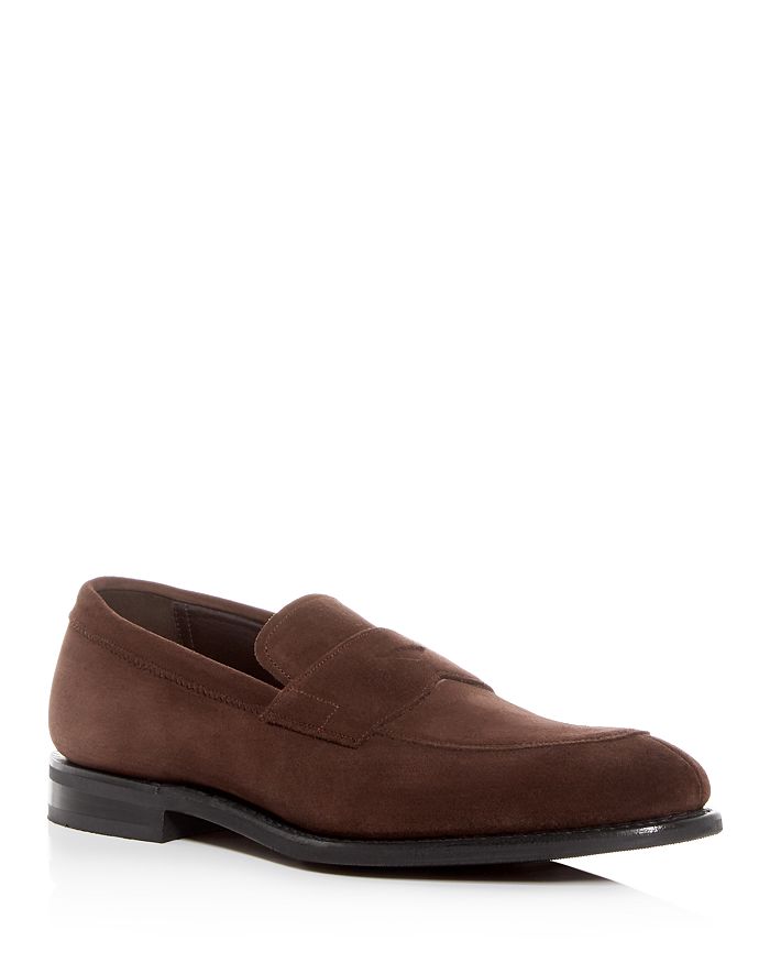 Church's Men's Parham Suede Apron-toe Penny Loafers In Brown