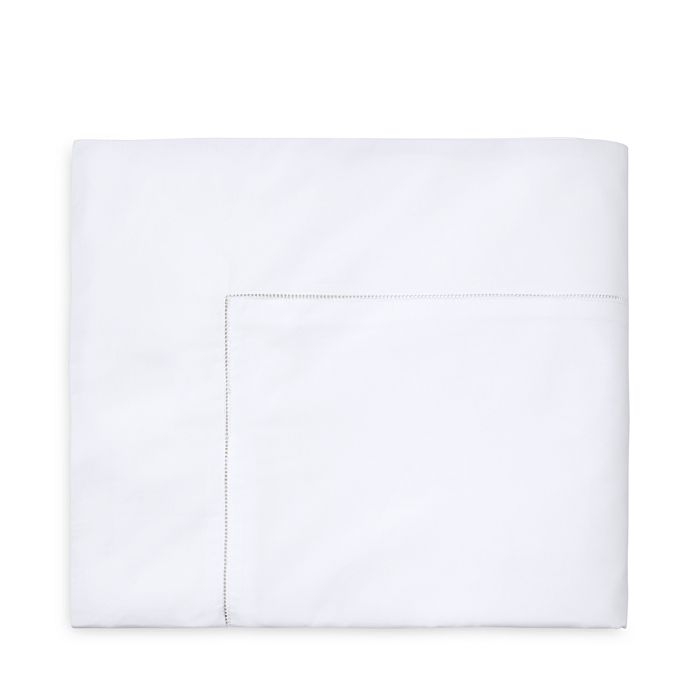 Shop Sferra Giza 45 Percale Duvet Cover, Full/queen In White