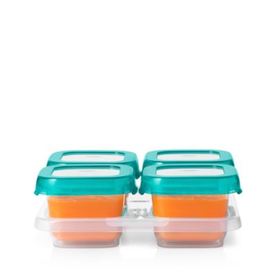 Tot 4-Piece Baby Blocks Freezer Storage Containers