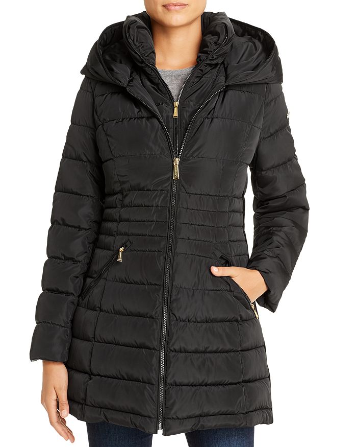 Laundry by Shelli Segal Zip-Front Puffer Coat | Bloomingdale's