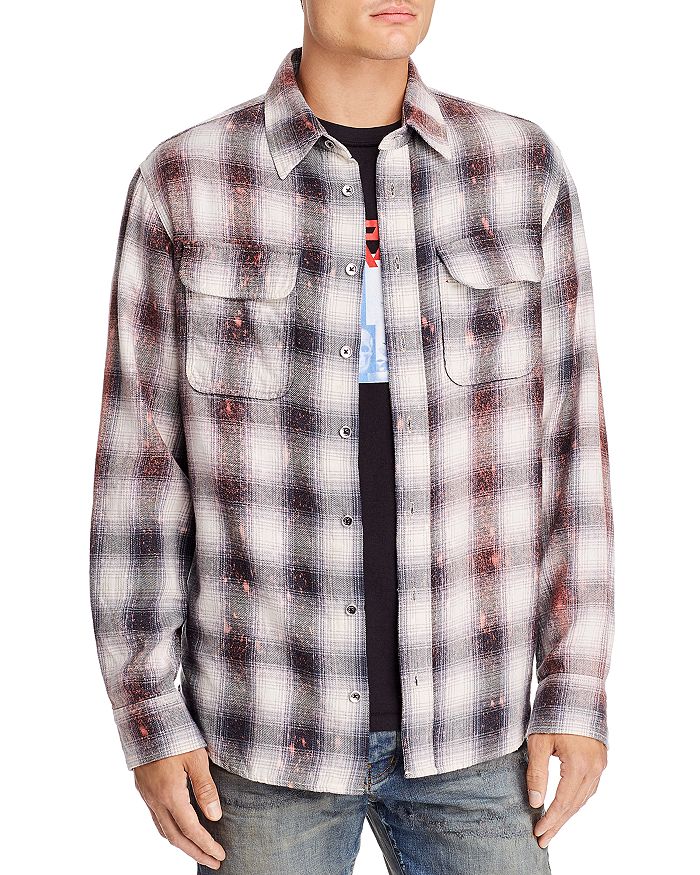 flannel shirts purple