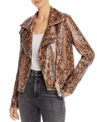 blanknyc snake print jacket