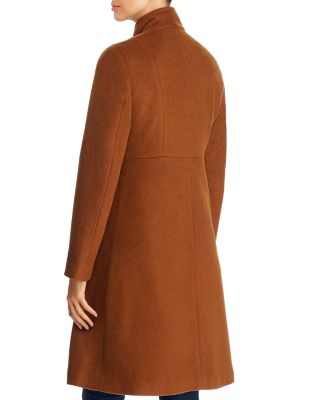 calvin klein long wool coats for women