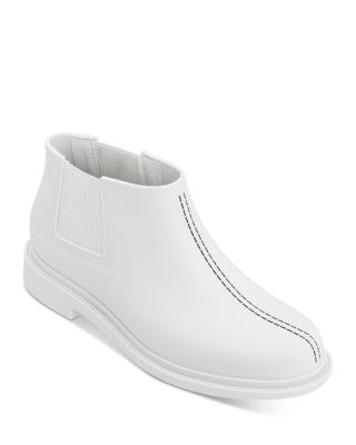 white round toe booties