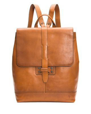 frye oliver leather backpack