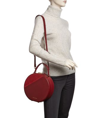 Tammy & Benjamin Mixed Media Hatbox Shoulder Bag