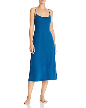 Natori Shangri La Knit Gown In Harbor Blue