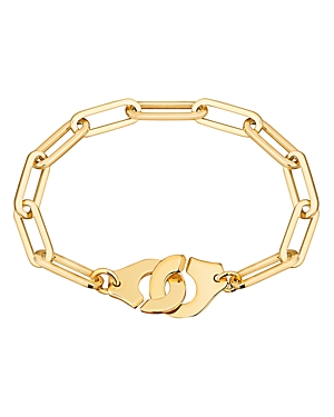 18K Yellow Gold Menottes Chain Bracelet