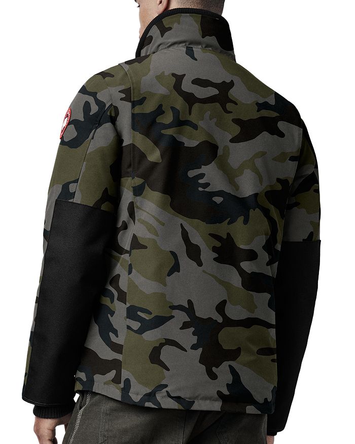 Canada Goose Forester Shelldown Jacket In Classic Camo Coastal Gray