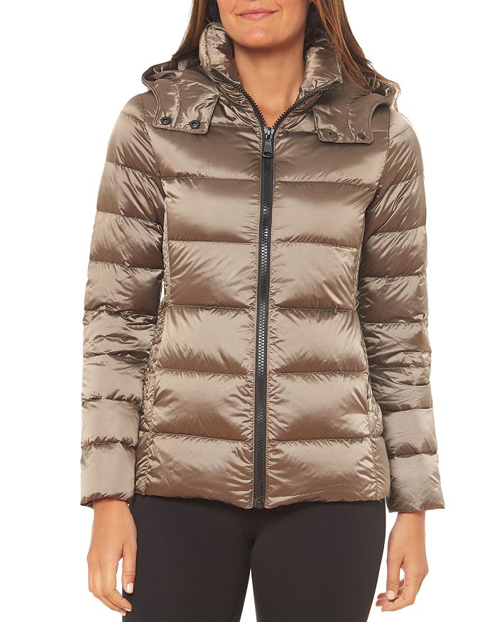 Vince Camuto Short Packable Down Coat In Thistle