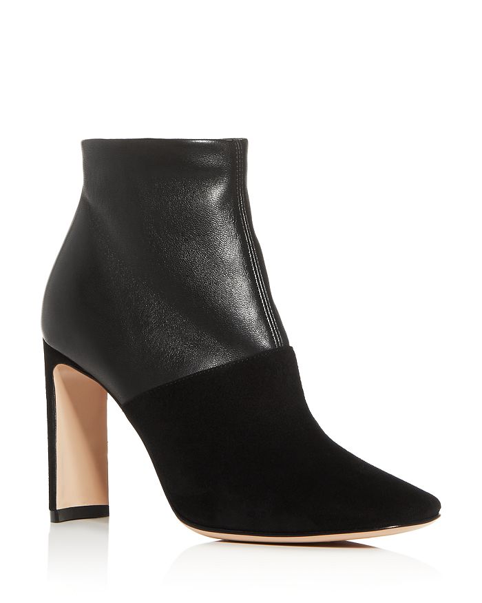 Armani Collezioni Women's Square-toe Block-heel Booties - 100% Exclusive In Black