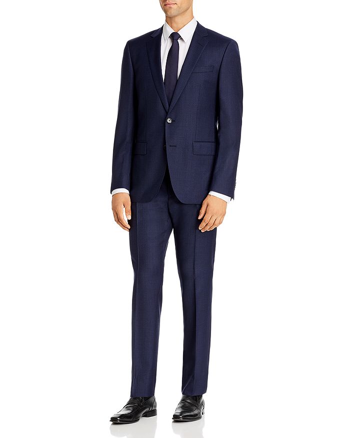BOSS Huge/Genius Tonal Windowpane Slim Fit Suit | Bloomingdale's
