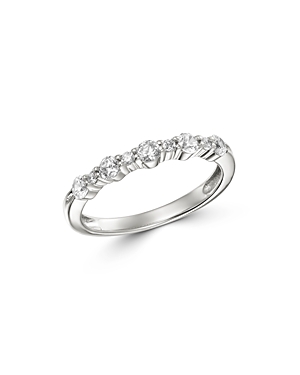 Bloomingdale’s Diamond Stacking Band in 14K White Gold, 0.50 ct. t.w. - 100% Exclusive