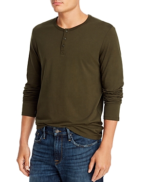 Atm Anthony Thomas Melillo Long Sleeve Henley - 100% Exclusive In Jungle