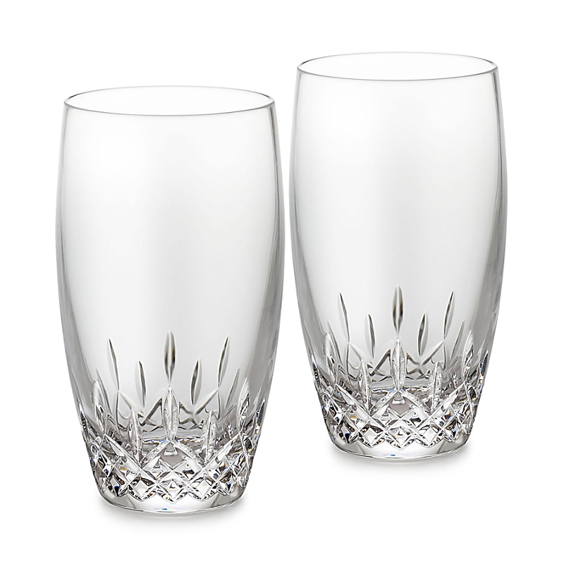 Waterford Lismore Essence Crystal Highball Glasses Set Of Two