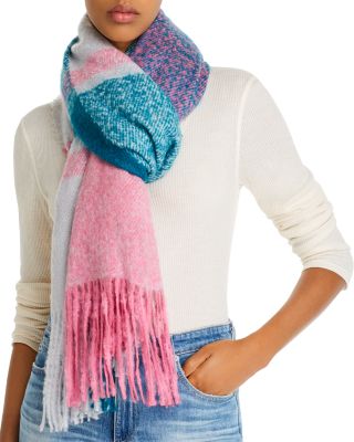 AQUA - Plaid Color-Block Wrap - 100% Exclusive