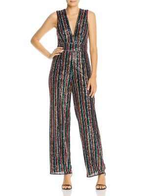 rainbow sequin jumpsuit