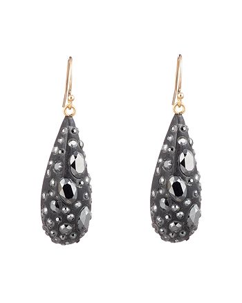 Alexis Bittar Noir Dust Dew Drop Earrings Bloomingdale S