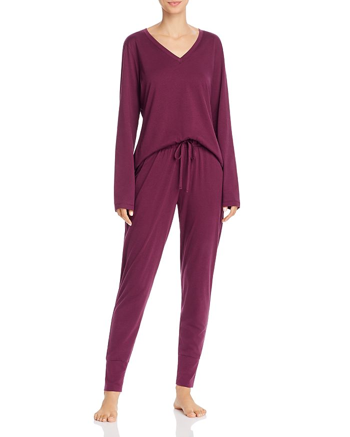 Cosabella V-neck Long Pj Set - 100% Exclusive In Mulberry