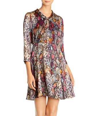 Rebecca Taylor - Silk Snake Print Dress