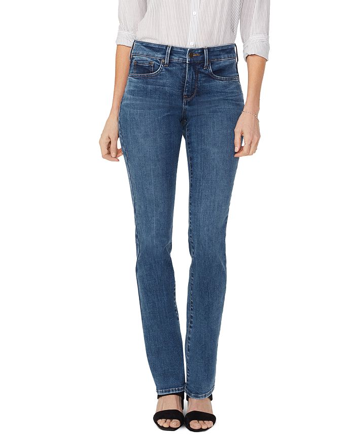Nydj Petites Marilyn Straight-leg Jeans In Lombard In Presidio