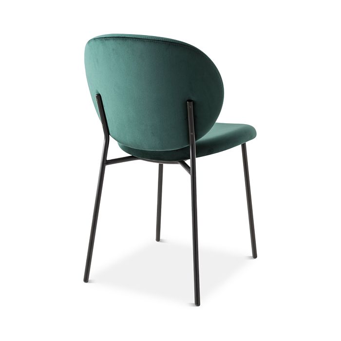 Shop Calligaris Ines Dining Chair In Forest Green Set/matte Frame