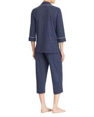 Bingham Knits Cotton Jersey Cropped PJ Set