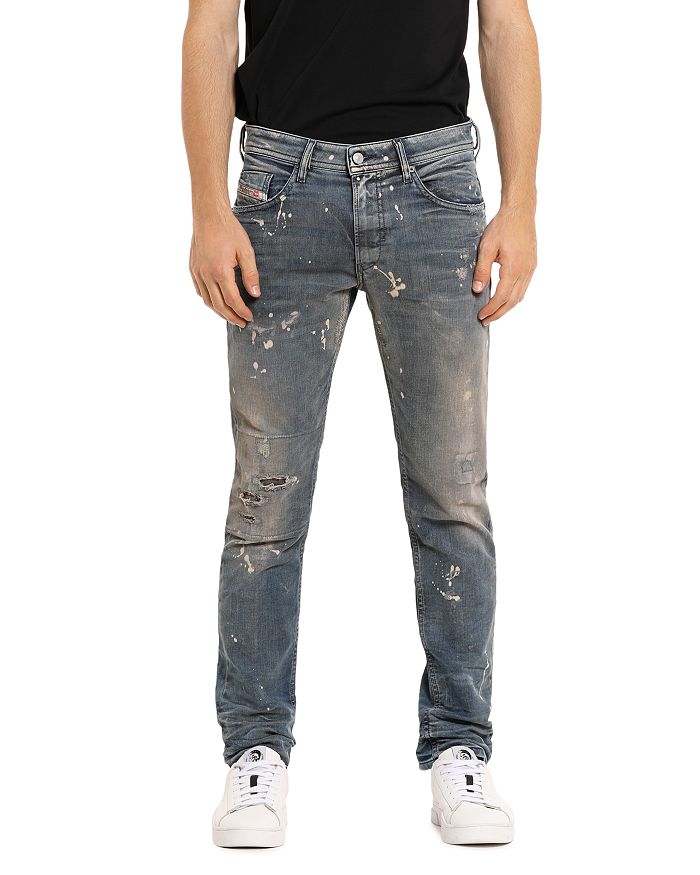 Diesel Thommer-T Slim Fit Sweat Jeans in Denim | Bloomingdale's