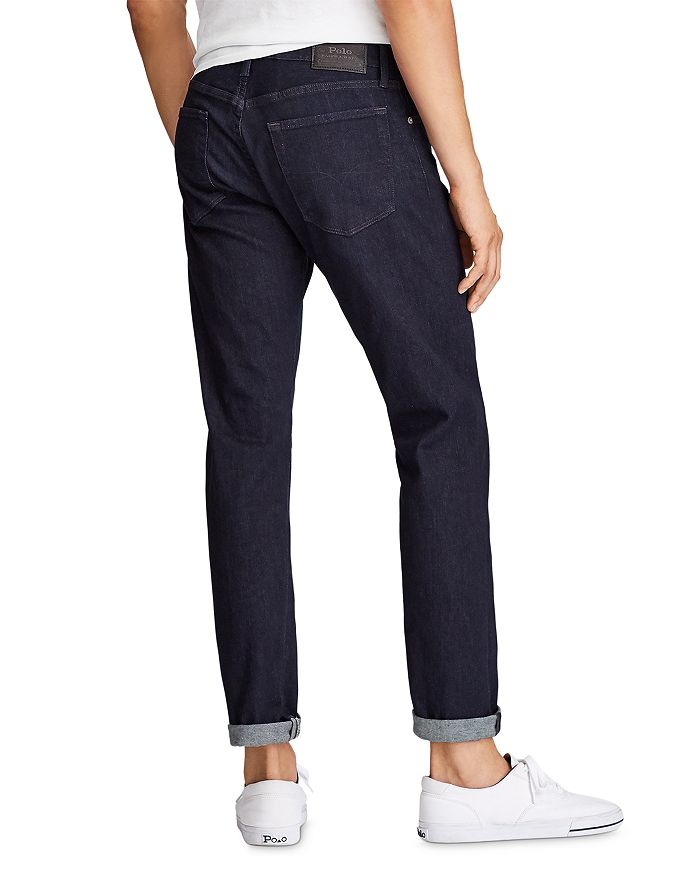 Shop Polo Ralph Lauren Hampton Relaxed Straight Fit Jeans In Dark Miller