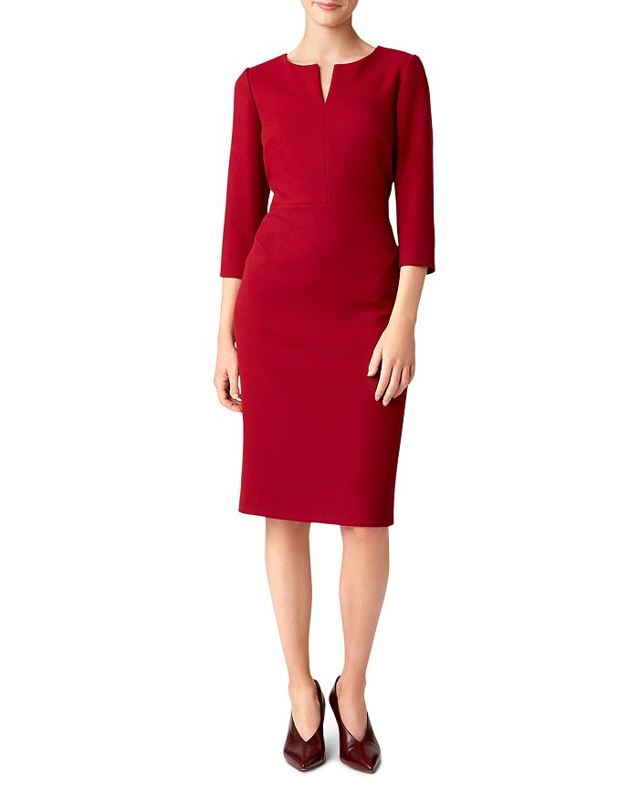 Hobbs London Viviene Sheath Dress In Cranberry ModeSens