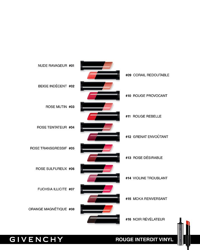 GIVENCHY ROUGE INTERDIT VINYL EXTREME SHINE LIPSTICK