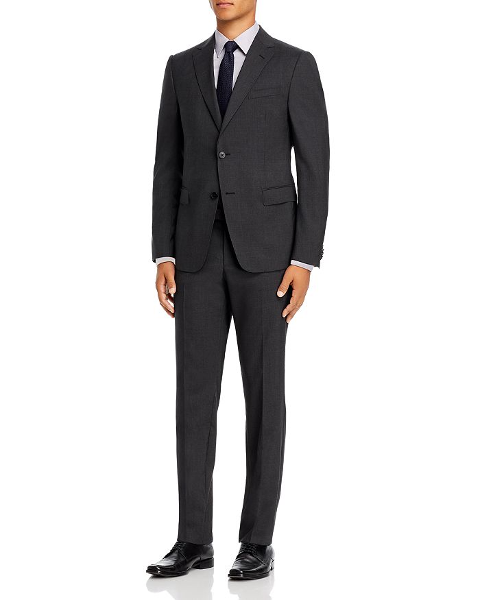 Z Zegna 18.5 Slim Fit  Wool Suit In Gray