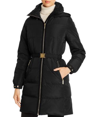 kate spade black down coat