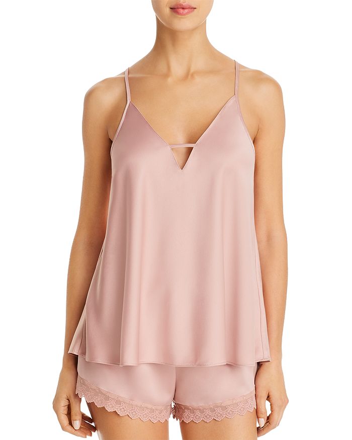 Flora Nikrooz Victoria Satin Camisole In Smokey Rose